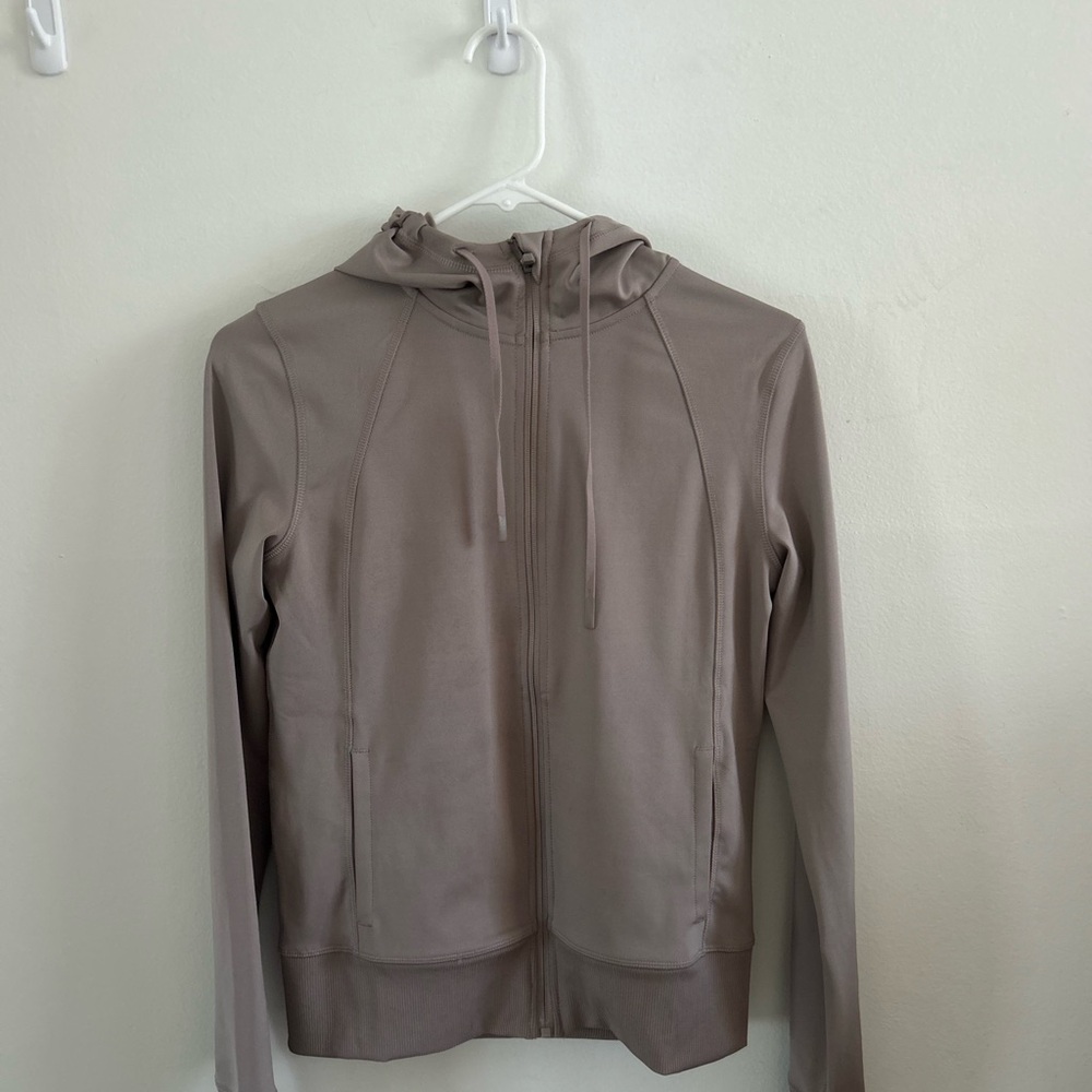 Velocity Women's Beige Varsity Jacket